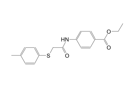 ethyl 4-({[(4-methylphenyl)sulfanyl]acetyl}amino)benzoate