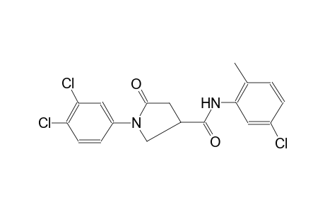 3-pyrrolidinecarboxamide, N-(5-chloro-2-methylphenyl)-1-(3,4-dichlorophenyl)-5-oxo-