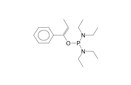 TETRAETHYLDIAMIDO-1-PHENYL-2-METHYLVINYLPHOSPHITE