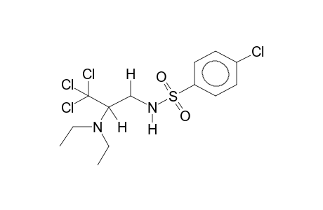 N-(3,3,3-TRICHLORO-2-DIETHYLAMINOPROPYL)(PARA-CHLOROBENZENE)SULPHAMIDE