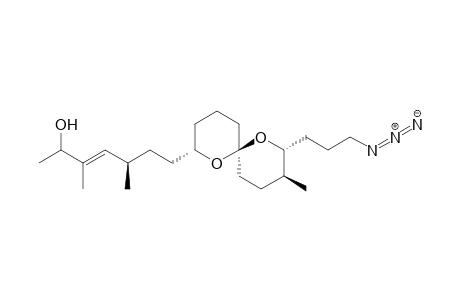 (5R)-7-[(2S,6S,8R,9S)-8-(3-Azidopropyl)-9-methyl-1,7-dioxaspiro[5.5]undec-2-yl]-3,5-dimethylhept-3-en-2-ol