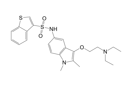 N-{3-[2-(Diethylamino)ethoxy]-1,2-dimethyl-1H-indol-5-yl}-1-benzothiophene-3-sulfonamide