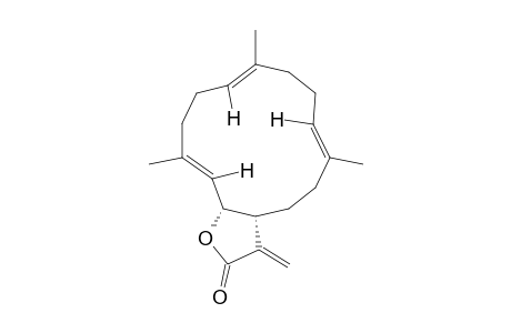(E,E,E)-6,10,14-Trimethyl-3-methylene-cis-3a,4,5,8,9,12,13,15a-octahydro-cyclotetradeca-[B]-furan-2(3H)-one