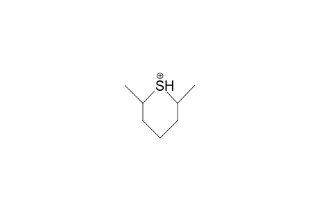 cis-2,6-Dimethyl-thianium cation