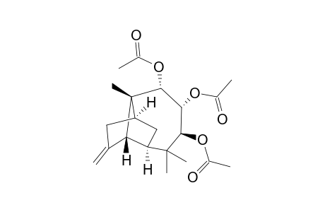 (4R,5R,7S,8R,9S,10S,11S)-7,8,9-Triacetyloxyjiquilp-3(12)-ene