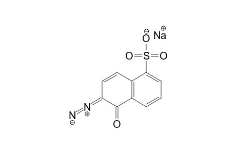 6-diazo-5,6-dihydro-5-oxo-1-naphthalenesulfonic acid, monosodium salt