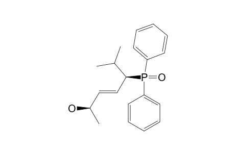 SYN-(2RS,5RS)-(E)-5-DIPHENYLPHOSPHINOYL-6-METHYLHEPT-3-EN-2-OL