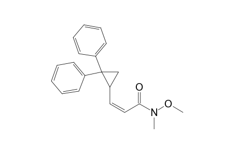(Z)-N-Methoxy-N-methyl-3-(2',2'-diphenylcyclopropyl)-propenamide