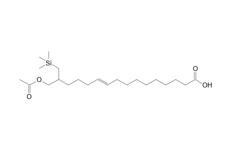 16-Acetoxy-15-(trimethylsilylmethyl)hexadec-10-enoic acid