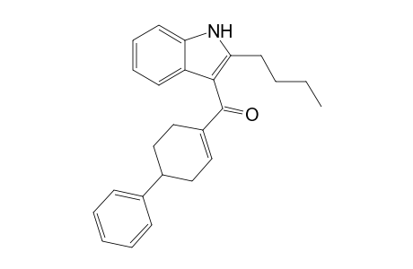 2-n-Butyl)-3-(4-phenylcyclohex-1-enecarbonyl)indole