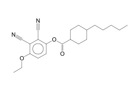 2,3-Dicyano-4-ethoxyphenyl 4-pentylcyclohexanecarboxylate