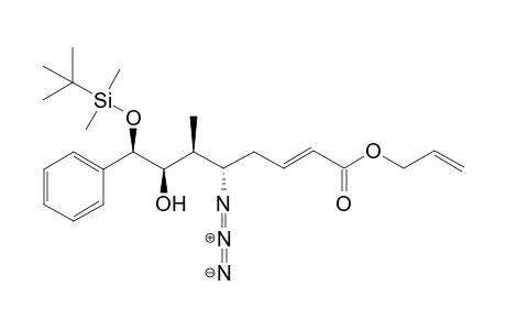 Allyl (5S,6S,7R,8R)-5-azido-6-methyl-7-hydroxy-8-[(tert-butyldimethylsilyl)oxy]-8-phenyloct-2(E)-enoate