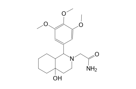 2-(4a-hydroxy-1-(3,4,5-trimethoxyphenyl)octahydro-2(1H)-isoquinolinyl)acetamide