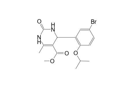 methyl 4-(5-bromo-2-isopropoxyphenyl)-6-methyl-2-oxo-1,2,3,4-tetrahydro-5-pyrimidinecarboxylate