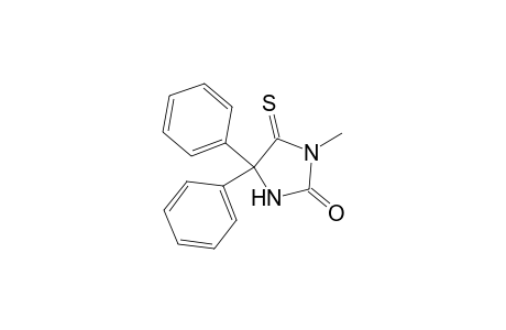 1-Methyl-4,4-diphenyl-5-thioxo-2-imidazolidinone