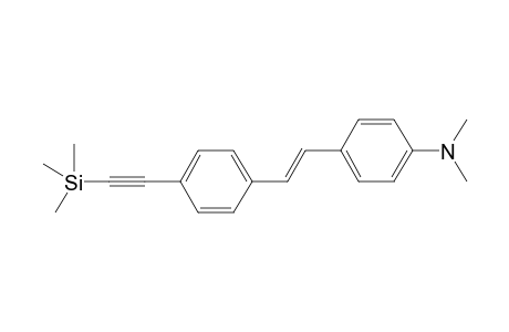 (E)-N,N-Dimethyl-4-{4-[(trimethylsilyl)ethynyl]styryl}aniline