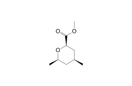 R-2-METHOXYCARBONYL,CIS-4,CIS-6-DIMETHYLTETRAHYDROPYRAN