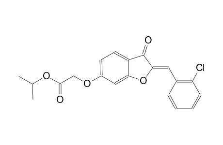 acetic acid, [[(2Z)-2-[(2-chlorophenyl)methylene]-2,3-dihydro-3-oxobenzofuranyl]oxy]-, 1-methylethyl ester