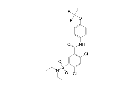 benzamide, 2,4-dichloro-5-[(diethylamino)sulfonyl]-N-[4-(trifluoromethoxy)phenyl]-