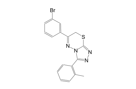 6-(3-bromophenyl)-3-(2-methylphenyl)-7H-[1,2,4]triazolo[3,4-b][1,3,4]thiadiazine