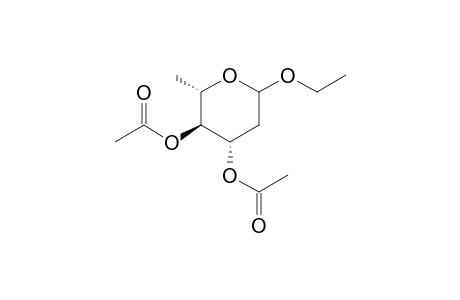Ethyl 2,6-dideoxy-3,4-di-[O-acetyl]-.L-arabino-hexopyranoside