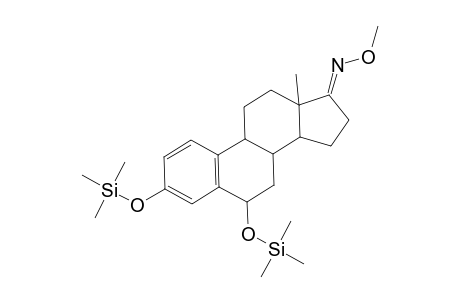 Estra-1,3,5(10)-trien-17-one, 3,6-bis[(trimethylsilyl)oxy]-, O-methyloxime, (6.beta.)-
