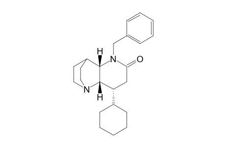 (4aS*,8R*,8aS*)5-Benzyl-8-cyclohexyl-6-oxoperhydro-1,4-ethano-1,5-naphthyridine