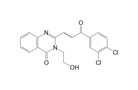 2-[3-(3,4-Dichlorophenyl)-3-oxoprop-1-en-1-yl]-3-(2-hydroxyethyl)quinazolin-4(3H)-one