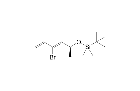 (S)-2-[[tert-Butyldimethylsilyl]oxy]-4-bromo-3,5-hexadiene