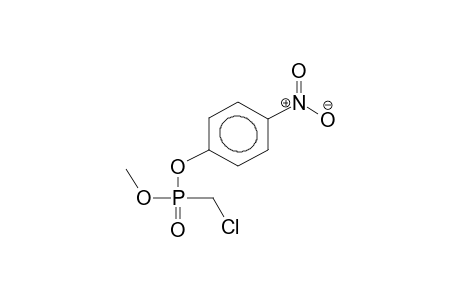 O-(PARA-NITROPHENYL)-O-METHYL-CHLOROMETHYLPHOSPHONATE