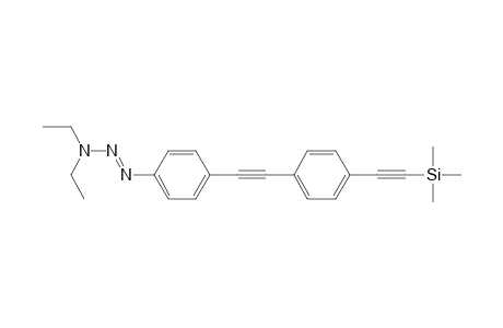 3,3-Diethyl-1-[4-[[4-[(trimethylsilyl)ethynyl]phenyl]ethynyl]phenyl]-1-triazene