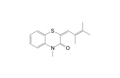 2-(2,3-Dimethylbut-2-enylidene)-4-methyl-2H-1,4-benzothiazin-3(4H)-one