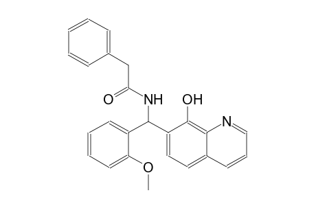 benzeneacetamide, N-[(8-hydroxy-7-quinolinyl)(2-methoxyphenyl)methyl]-