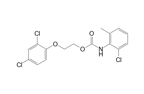 2-(2,4-dichlorophenoxy)ethanol, 2-chloro-6-methylcarbanilate
