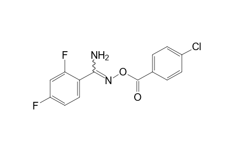 O-(p-chlorobenzoyl)-2,4-difluorobenzamidoxime