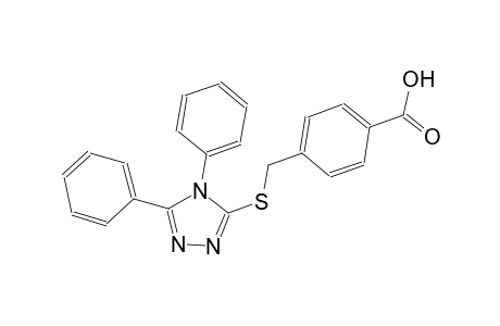 4-(4,5-Diphenyl-4H-[1,2,4]triazol-3-ylsulfanylmethyl)-benzoic acid
