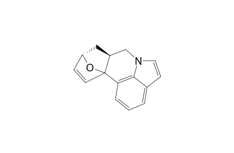 (+-)-(7aS,9S)-7a,8,9,11a-Tetrahydro-9,11a-epoxy-7H-pyrrolo[3,2,1-de]phenanthridine