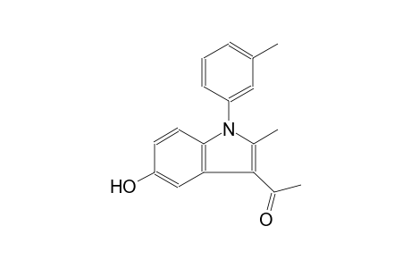 1-[5-hydroxy-2-methyl-1-(3-methylphenyl)-1H-indol-3-yl]ethanone