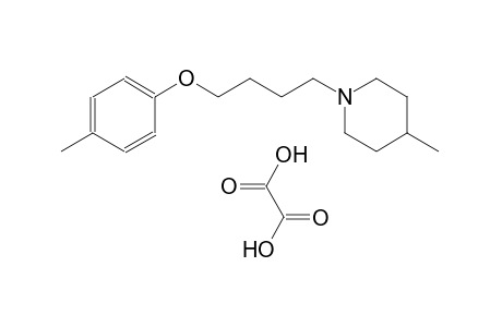 4-methyl-1-[4-(4-methylphenoxy)butyl]piperidine oxalate