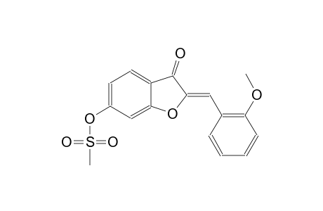 3(2H)-benzofuranone, 2-[(2-methoxyphenyl)methylene]-6-[(methylsulfonyl)oxy]-, (2Z)-