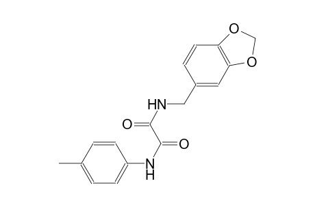 ethanediamide, N~1~-(1,3-benzodioxol-5-ylmethyl)-N~2~-(4-methylphenyl)-