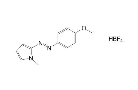 hydrogen tetrafluoroborate(1-), compound with 2-[(p-methoxyphenyl)azo]-1-methylpyrrole(1:1)