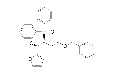 (1R*,2S*)-4-Benzyloxy-2-diphenyphosphinoyl-1-(2-furyl)butan-1-ol