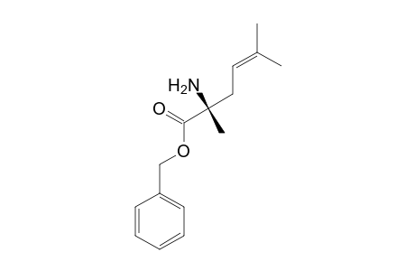 Benzyl (R)-2-Amino-2,5-dimethyl-4-hexenoate