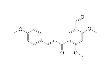 Benzaldehyde, 2,4-dimethoxy-5-[3-(4-methoxyphenyl)-1-oxo-2-propenyl]-, (E)-