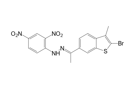 2-bromo-3-methylbenzo[b]thien-6-yl methyl ketone, 2,4-dinitrophenylhydrazone