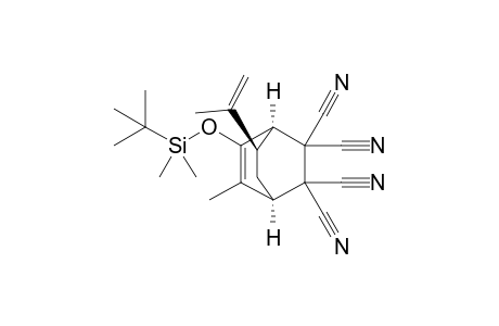 (1R,4S,7R)-6-[(t-Butyldimethylsilyl)oxy]-5-methyl-7-(methylethenyl)-bicyclo[2.2.2]oct-5-ene-2,2,3,3-tetranitrile