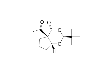 Cyclopenta-1,3-dioxin-4(4aH)-one, 4a-acetyl-2-(1,1-dimethylethyl)tetrahydro-, [2S-(2.alpha.,4a.beta.,7a.beta.)]-