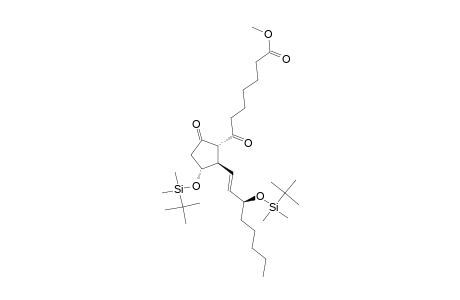 Prost-13-en-1-oic acid, 11,15-bis[[(1,1-dimethylethyl)dimethylsilyl]oxy]-7,9-dioxo-, methyl ester, (11.alpha.,13E,15S)-