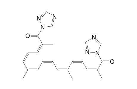 1H-1,2,4-Triazole, 1,1'-(2,6,11,15-tetramethyl-1,16-dioxo-2,4,6,8,10,12,14-hexadecahepta ene-1,16-diyl)bis-, (all-E)-